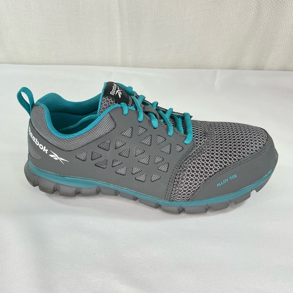 Reebok Shoes - Reebok Womens Sublite Cushion Alloy Toe Work Shoe. Grey. Size 9.5 Wide V…